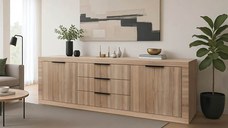Comoda Doha Sonoma 210x45x80.5 cm