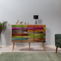 Comodă Mega, Stejar Sonoma - 2