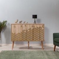 Comodă Mega, Stejar Sonoma - 2