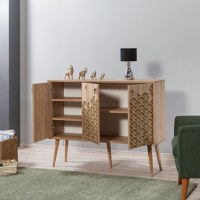 Comodă Mega, Stejar Sonoma - 3