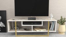 Comoda TV Asal 120 - Ephesus, Gold