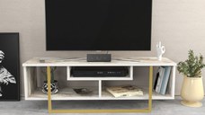 Comoda TV Asal 120 - Ephesus, Gold