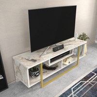 Comoda TV Asal 120 - Ephesus, Gold - 4