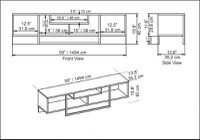 Comoda TV Asal 150 - Negru, Ephesus - 7