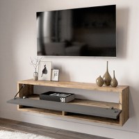Comoda TV Handra Antracit 100x31.5x29 cm - 4