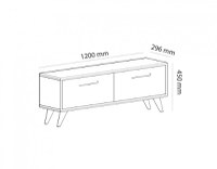 Comoda TV Melisa - Alb - 6