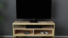 Comoda TV Merrion - Gold, Oak