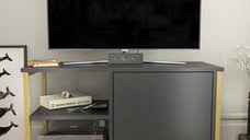 Comoda TV Muskegon - Gold, Antracit