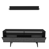 Comoda TV Ola - Negru - 3