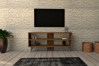 Comoda TV One - Walnut - 1