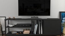 Comoda TV Oneida - Negru, Antracit