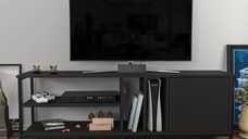 Comoda TV Oneida - Negru, Antracit