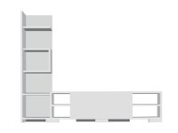 Comoda TV Pera - Alb - 5