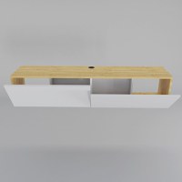 Comoda TV Poling - Alb, Sapphire - 3