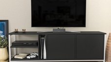 Comoda TV Primrose - Alb, Antracit