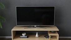 Comoda TV Reilly - Gold, Oak