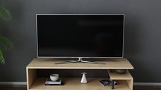 Comoda TV Reilly - Negru, Oak