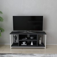 Comoda TV Rinaldo - Alb, Antracit - 1
