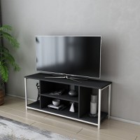 Comoda TV Rinaldo - Alb, Antracit - 2