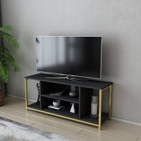 Comoda TV Rinaldo - Antracit, Gold - 2