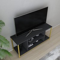 Comoda TV Rinaldo - Antracit, Gold - 3