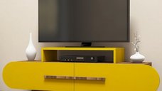 Comoda TV Rose - Nuc, Galben