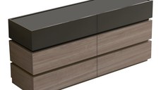 Comoda TV Sonlen Pako World Sonoma 120x40x72 cm