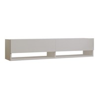 Comoda TV suspendata Melosa, Pako World, Alb, 141x30x31 cm - 1