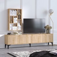 Comoda TV Turid - Sapphire Oak - 3