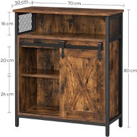 Consola Depozitare Vasagle, 70x30x80cm - 6