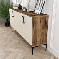 Consola Kiev 160 - Walnut, Cream - 3