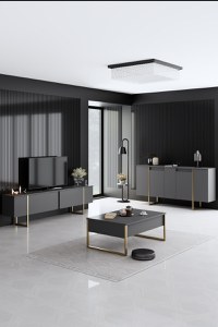 Consolă Luxe Nuc 160x35x80 cm - 2