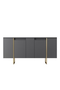 Consolă Luxe Nuc 160x35x80 cm - 9