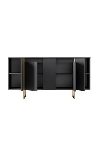 Consolă Luxe Nuc 160x35x80 cm - 10