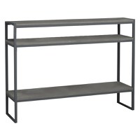Consola Malloy gri inchis antic 120x33x90cm - 1