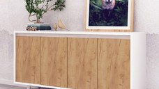 Consola Nossa Oak-Alb