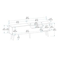 Consola TV Alba Verde 150x29.6x49.6 cm - 6