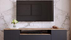 Consola TV Fr7 Antracit 180x44.6x44.5 cm