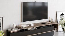 Consola TV Pia Negru 180x46.4x38.9 cm