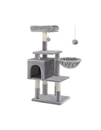 Copac pentru pisici, Feandrea, PCT52W, Gri, 110 cm - 1