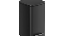 Cos de gunoi Songmics Negru 19.5x24x33.5 cm