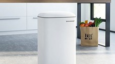 Cos de reciclare, Songmics, 30L, LTB01W, Soft Close, Alb