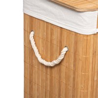 Cos de rufe Natural culoarea stejar - alb 40x30x50cm - 2