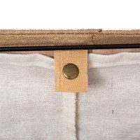 Cos de rufe Natural culoarea stejar - alb 40x30x50cm - 3