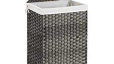 Cos de rufe, Songmics, 90L, LCB51WG, 46 x 33 x 60 cm