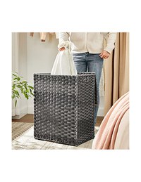 Cos de rufe, Songmics, 90L, LCB51WG, 46 x 33 x 60 cm - 5