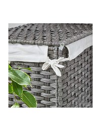 Cos de rufe, Songmics, 90L, LCB51WG, 46 x 33 x 60 cm - 7