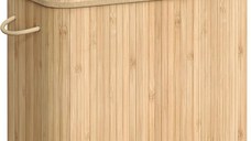 Cos de rufe Songmics, Bej, LCB063N01, 54.5 x 34.5 x 61 cm