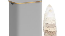 Cos de rufe Songmics Gri 52x38.5x70.5 cm