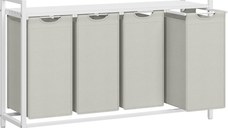 Cos de rufe Vasagle Alb 115.6x33x72.5 cm